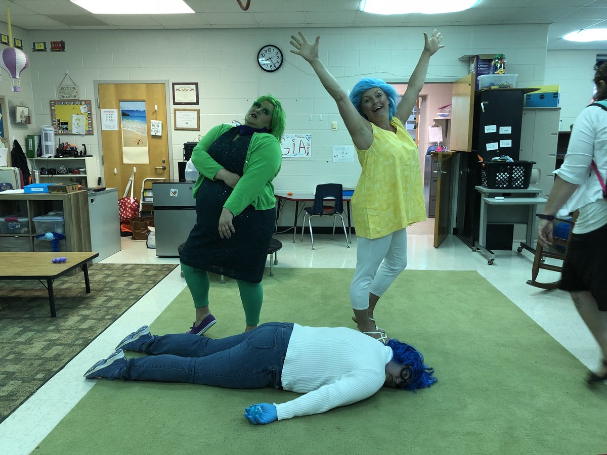ShortridgeRobin's tweet photo. #PocaPreK5 Disney Themed Dress Up Day. Inside Out https://t.co/F8bvZdwQMF
