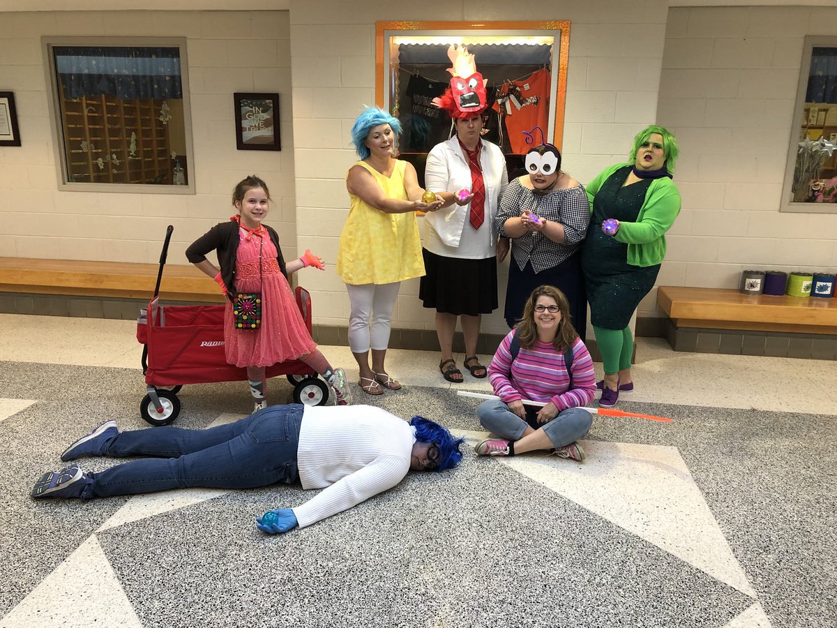 ShortridgeRobin's tweet photo. #PocaPreK5 Disney Themed Dress Up Day. Inside Out https://t.co/F8bvZdwQMF