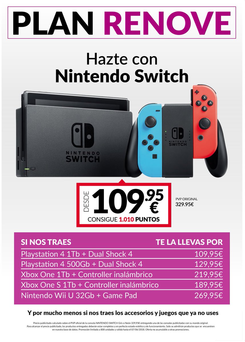 Irradiar reunirse capacidad GAME España on Twitter: "¿POKÉ no hacerte ahora con una NINTENDO SWITCH? Que luego llega noEEVEEmbre y por alguna razón la vas a querer🙄 ¡AproveCHU nuestro #PlanRenove! Consulta condiciones en tienda física. Irradiar reunirse capacidad GAME España on Twitter: "¿POKÉ no hacerte ahora con una NINTENDO SWITCH? Que luego llega noEEVEEmbre y por alguna razón la vas a querer🙄 ¡AproveCHU nuestro #PlanRenove! Consulta condiciones en tienda física.