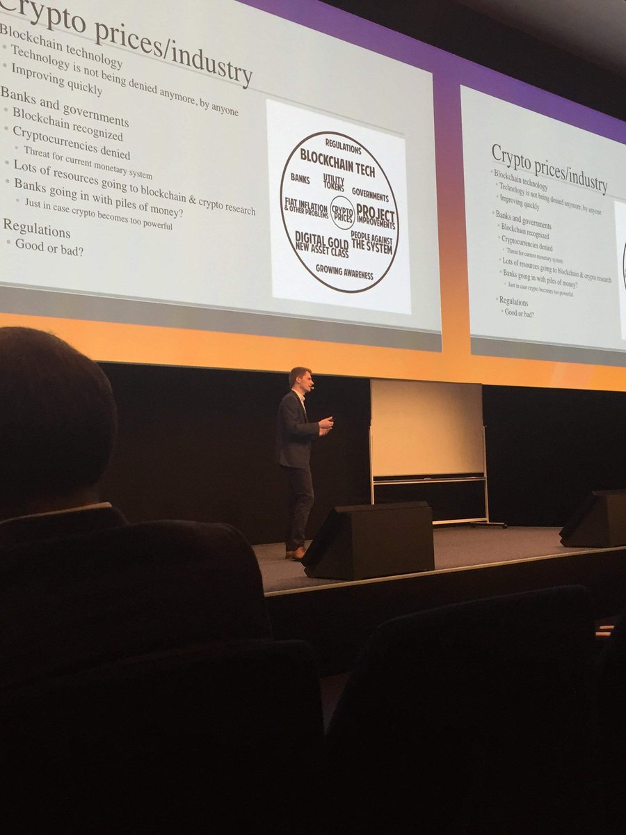 QuintenFrancois's tweet photo. Just did my presentation @Bitcoinferences and survived it 😂 https://t.co/hAHSPM3NN8