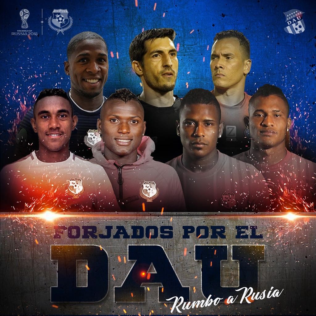 Queremos felicitar a estos 7 jugadores, muy queridos por nuestro equipo y nuestra fanaticada ya que vistieron y sienten nuestros colores, por su llamado con la selección 🇵🇦 a Rusia 2018. #SoyDAU💙