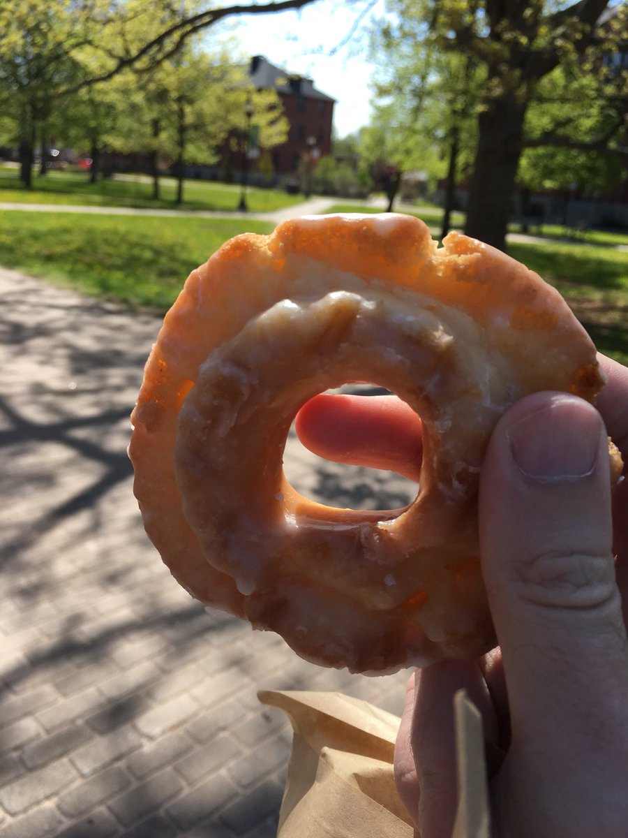 HoagsCA's tweet photo. Quick morning break to celebrate national doughnut day with @heykristyellen at #UPEI https://t.co/etyjzEyXK4