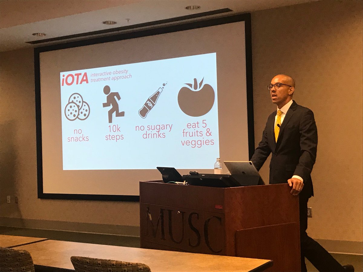 GMapR1South's tweet photo. @drgarybennett from @DukeU speaking about "Digital obesity treatment in medically vulnerable populations" at our DREAM Seminar Series on May 23 https://t.co/w0EFjBM7ar