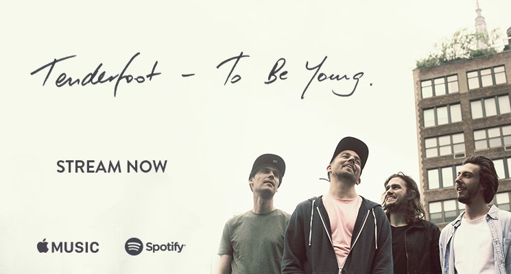 Finally we can say <a href="/TenderfootHQ/">Tenderfoot</a>'s album #ToBeYoung is now available to stream on <a href="/Spotify/">Spotify</a> &amp; <a href="/AppleMusic/">Apple Music</a> 🙌

ow.ly/XQSf30ki3UB
