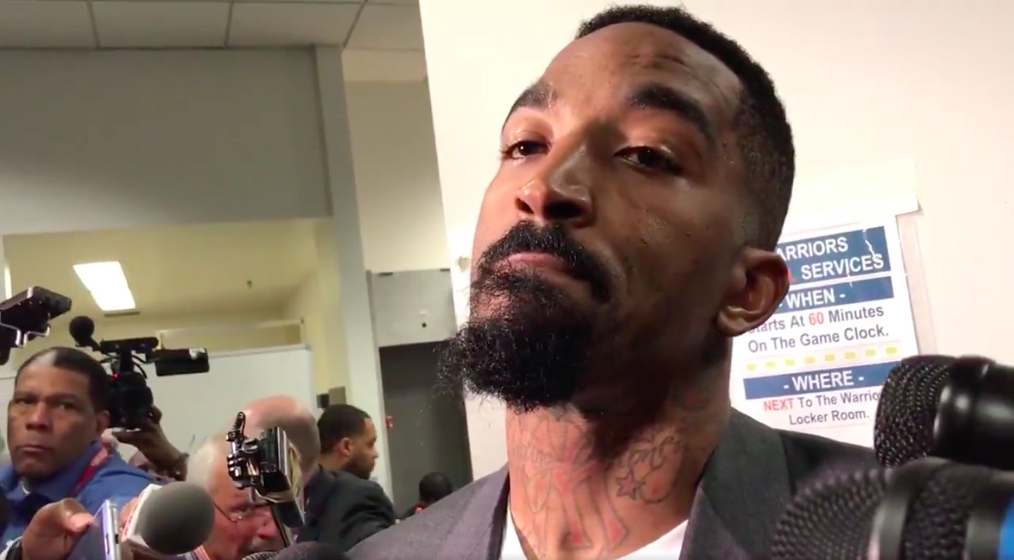 JR Smith Told Reporters He Knew The Score Was Tied At The End Of Game 1