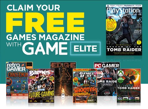 Eyes up, Game Elite members! You can grab yourself a free gaming magazine, including good old Retro Gamer. 

Follow the link for more information:
game.co.uk/webapp/wcs/sto…