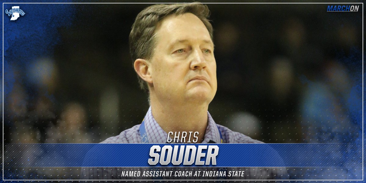 Chris Souder (<a href="/CoachSouder/">Chris Souder</a>) Rounds Out Indiana State Women’s Basketball Staff

📰: sycamor.es/2LQfzY5

#MarchOn