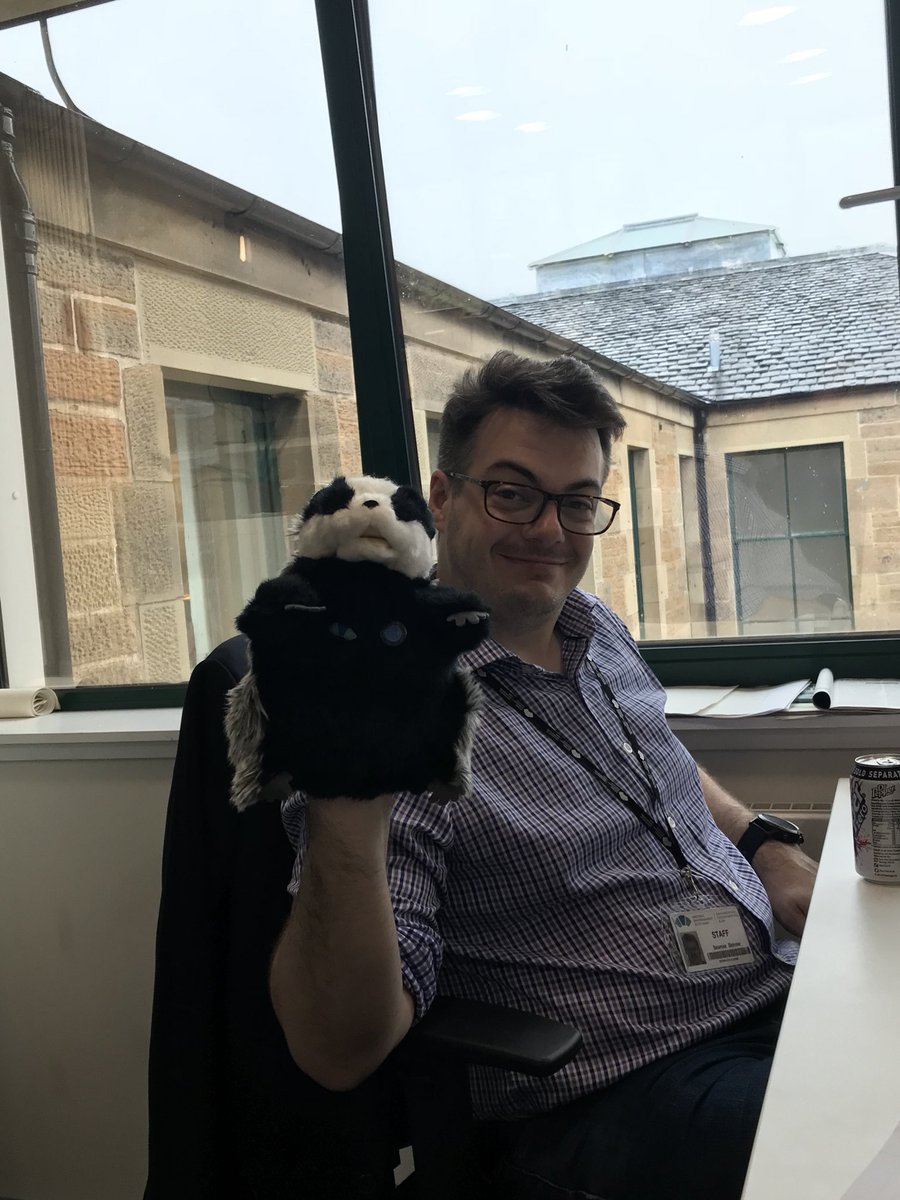 AshStewart93's tweet photo. We have some interestsing characters in our office #angrybadger #officelife https://t.co/VDjTINyQlJ