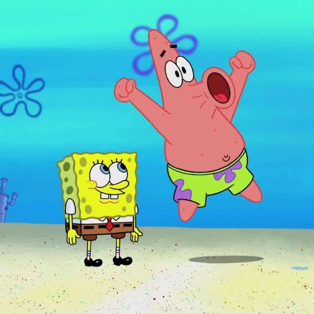 Nickelodeon's tweet photo. Hey @SpongeBob, we think you're pretty great 🤗  #saysomethingniceday https://t.co/et2pRpiqRA