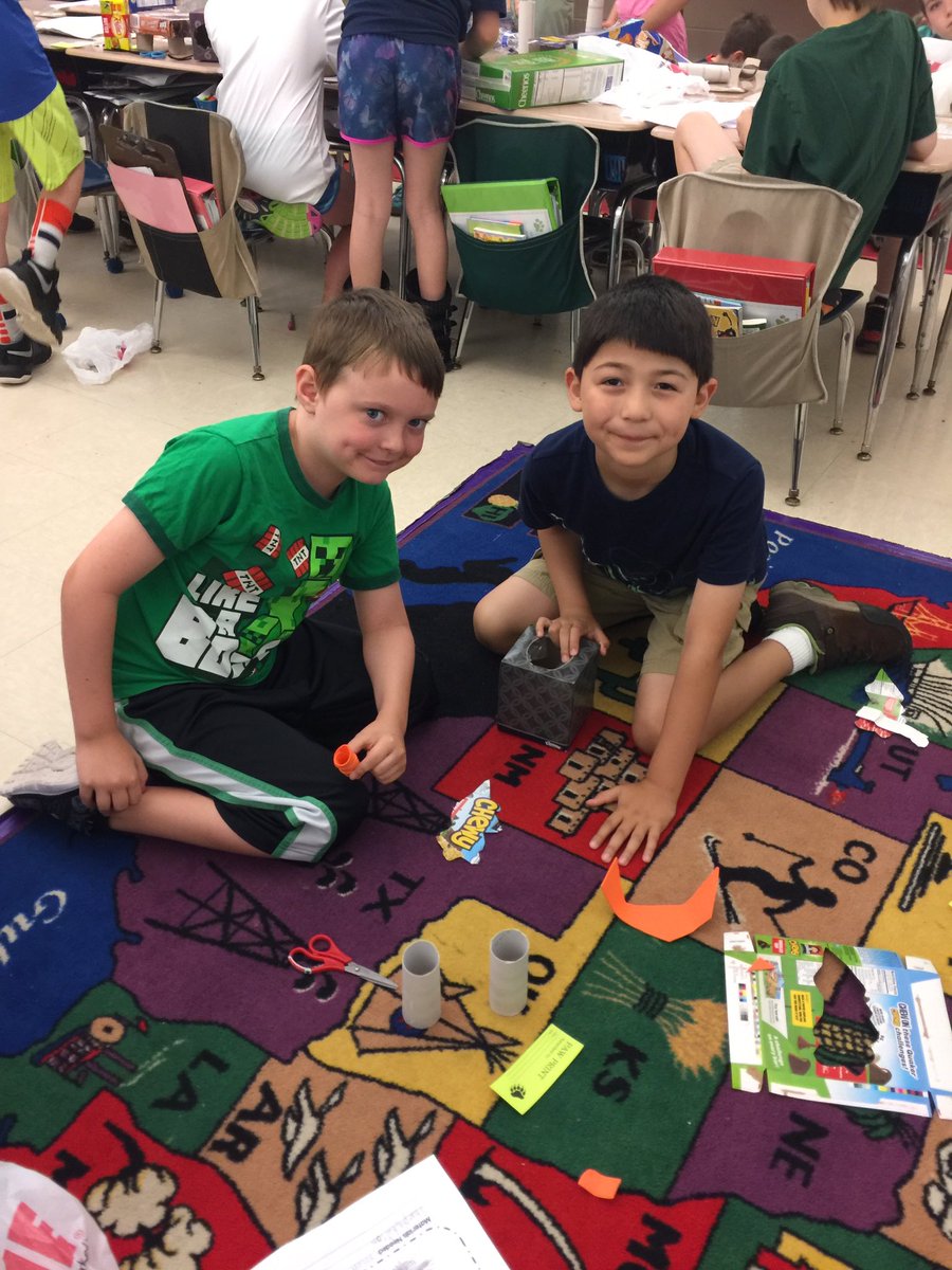 Innovation Day is off and running at Butler Elementary! Engineering has a new set of faces! #butlerinnovationday