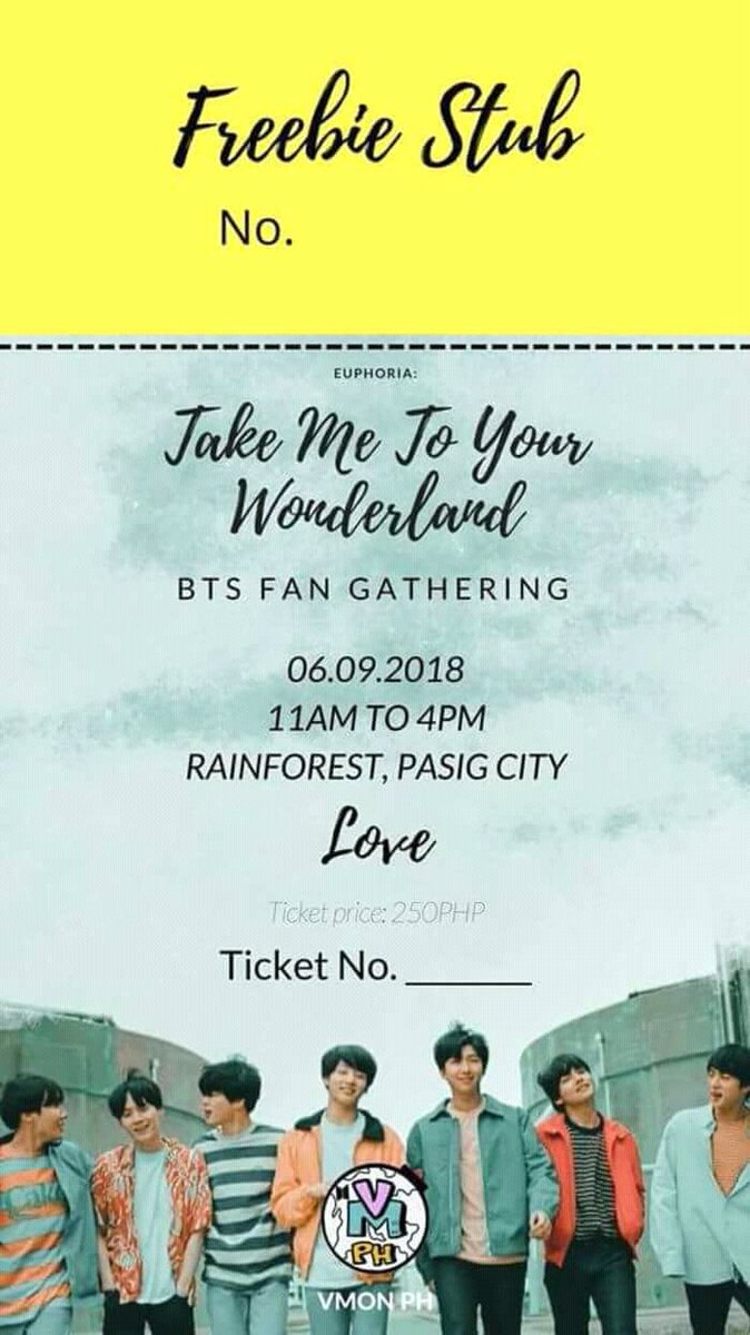 VMON_PH's tweet photo. @BTS_twt Hello ARMYs!
WE'RE NO LONGER ACCEPTING RESERVATIONS FOR WONDER TICKETS.

List of available tickets (as of now)

50 for LOVE 250PHP ( Freebies)
50 for TEAR 150PHP  (Limited Freebie)

We also opened slots for ENTRANCE FEE for only 100PHP

DM US FOR RESERVATIONS! https://t.co/cBxagmqrzw