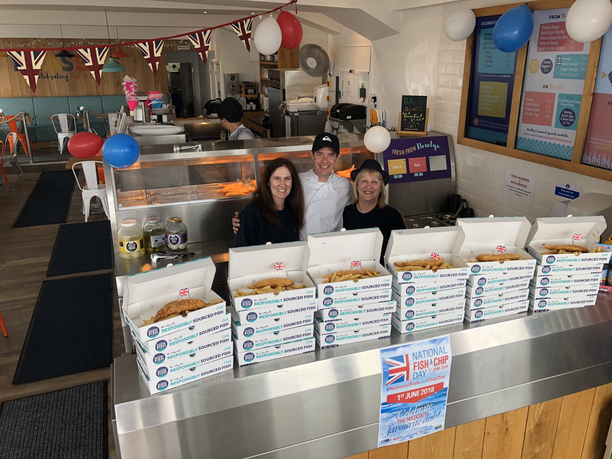 frasersfish's tweet photo. Today is National Fish and Chip Day, so what better way to celebrate this joyous occasion than to come down to Fraser's to enjoy the nations favourite comfort food! #nationalfishandchipday @MSCintheUK @FriarsPride @neoda_oils @Middletonfoods @seafishuk https://t.co/sUQpAWER0E