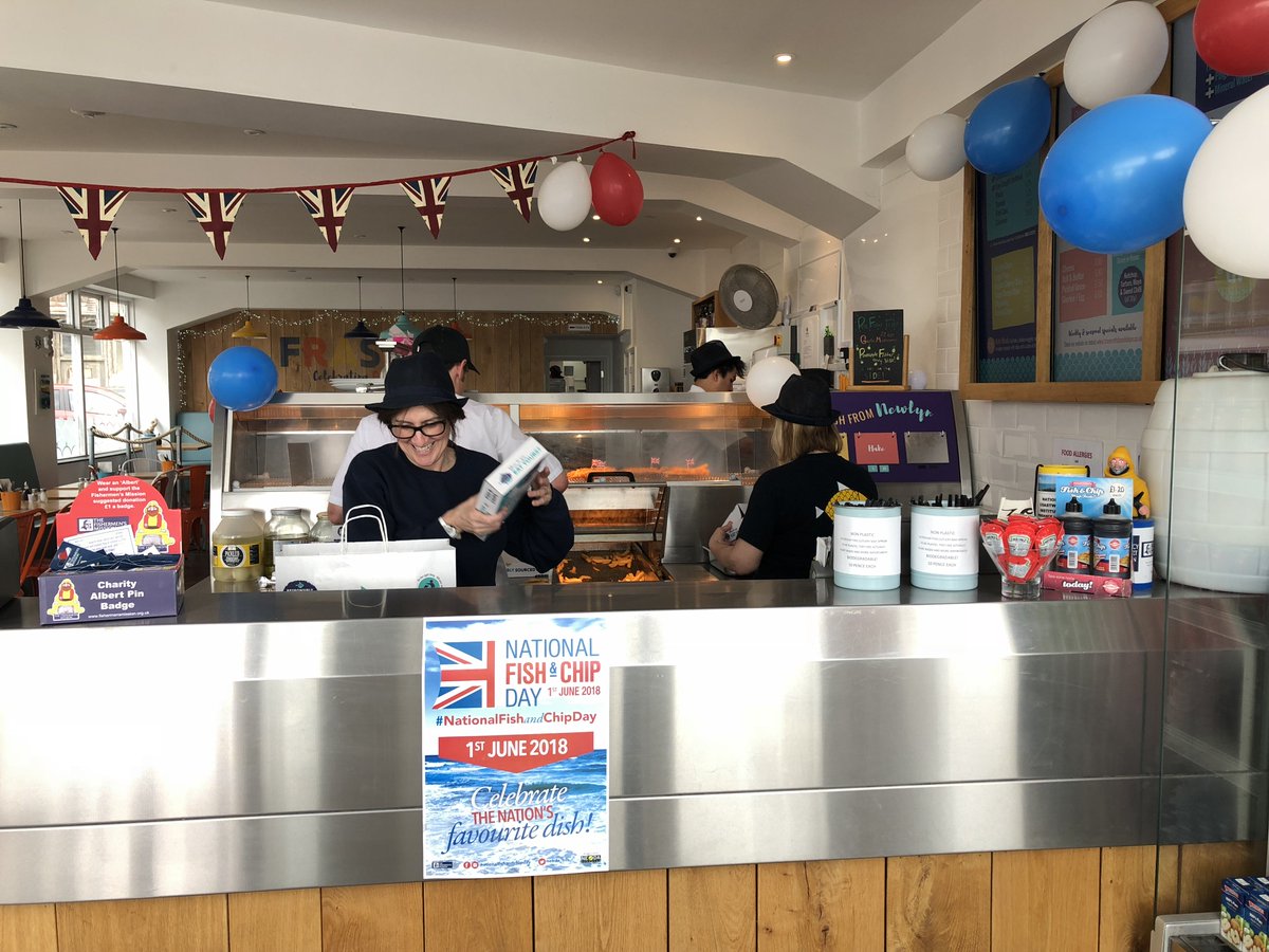 Today is National Fish and Chip Day, so what better way to celebrate this joyous occasion than to come down to Fraser's to enjoy the nations favourite comfort food! #nationalfishandchipday <a href="/MSCintheUK/">MSC in the UK</a> <a href="/FriarsPride/">Friars Pride Ltd</a> <a href="/neoda_oils/">NEODA</a> <a href="/Middletonfoods/">Middleton Foods</a> <a href="/seafishuk/">Seafish</a>