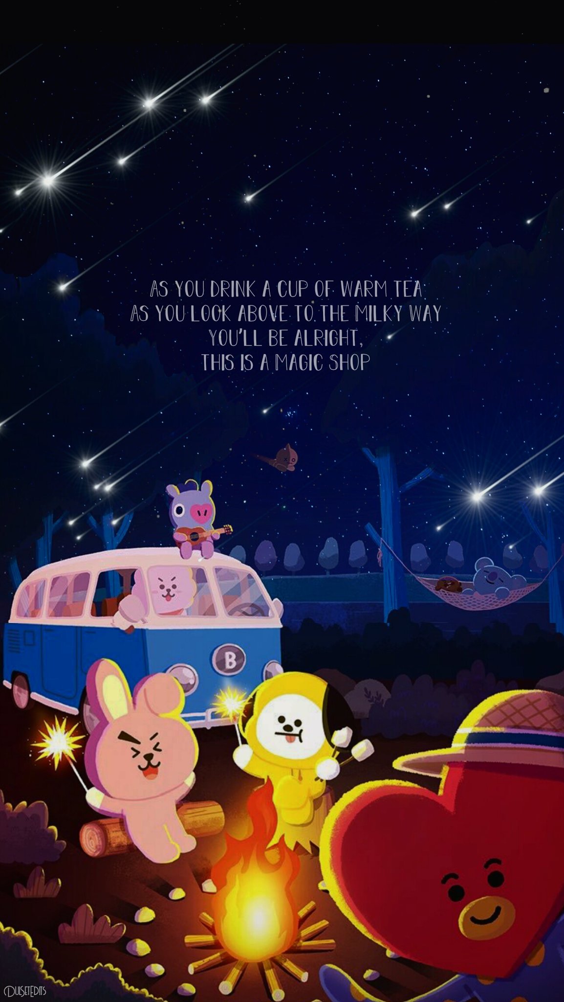 🌟둘 셋 편집🌙 on Twitter: "BTS BT21 Wallpaper / Lockscreen RT If you're