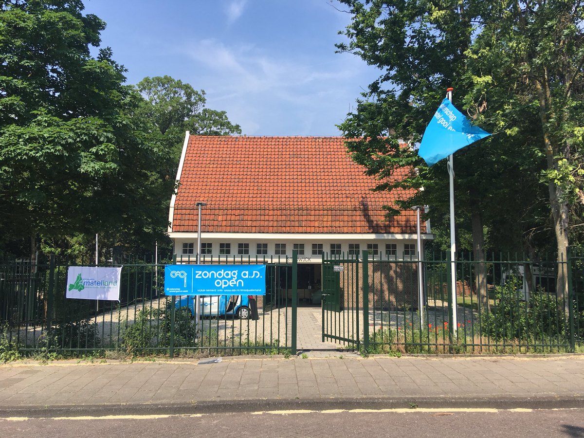 AnneSchopman's tweet photo. Aanstaande zondag is het weer #amstellanddag en is dit prachtige gemaal Stadwijck open. https://t.co/jLEUVmcMrt @waterschapagv https://t.co/Zvkt6IrWhi
