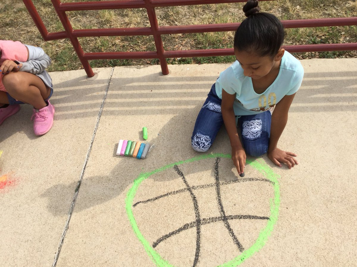 polk_n's tweet photo. Chalk Art! #lastdaysofschool #EversInspired https://t.co/tYOPnIkrQe