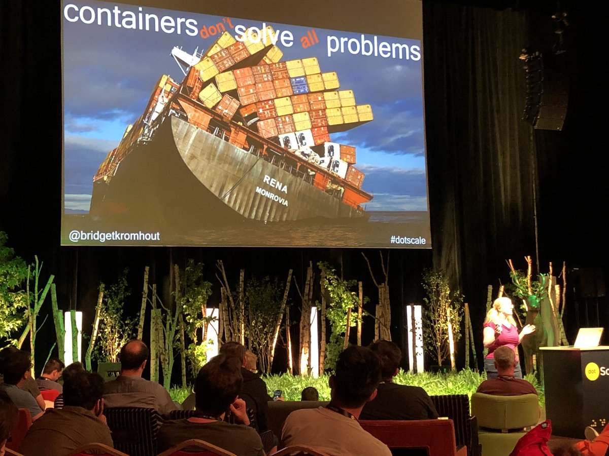 mariokostelac's tweet image. Just put docker to production, it&apos;s gonna go fine #dotscale @bridgetkromhout
