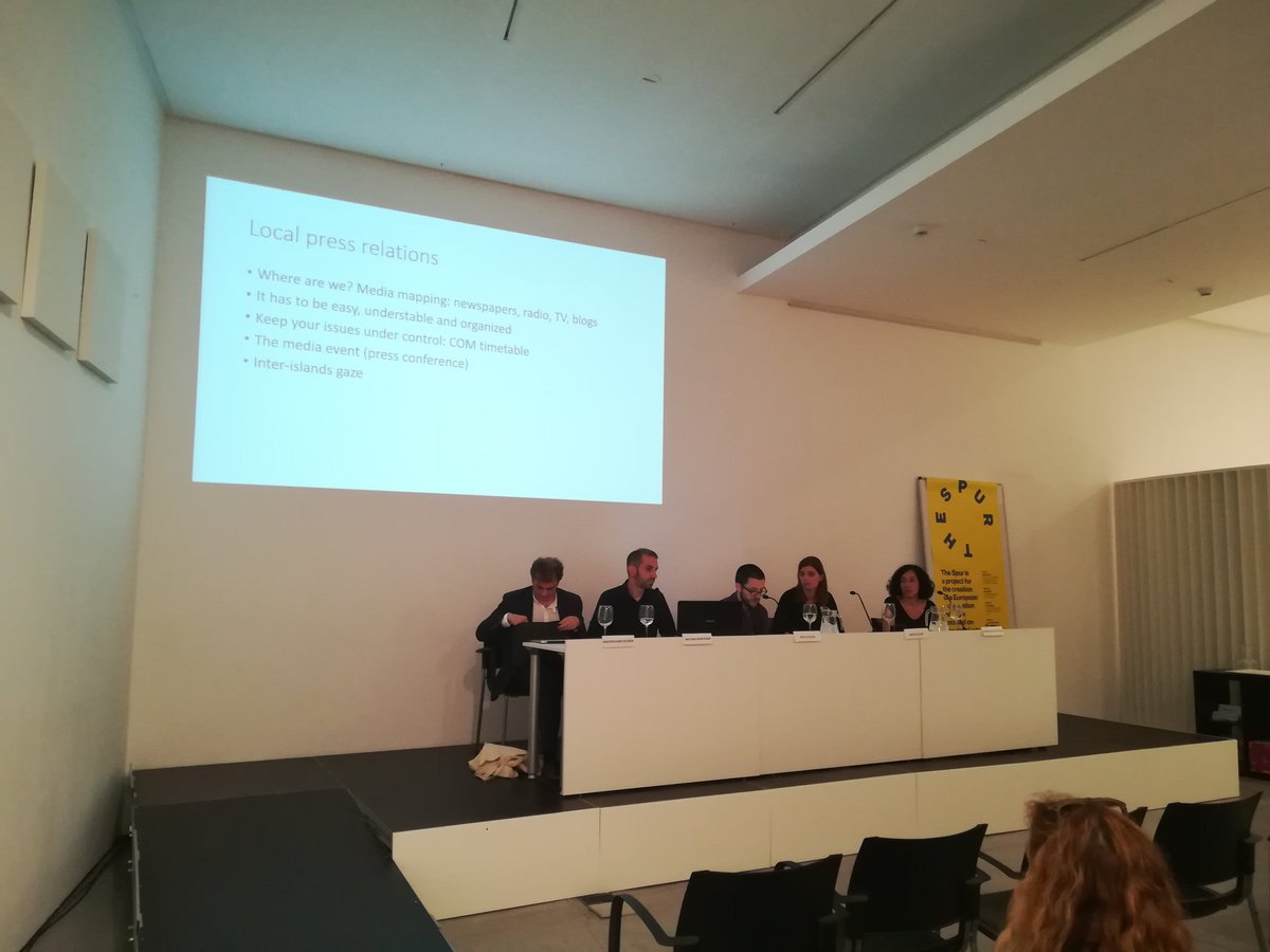 TheSpurProject's tweet photo. #TheSpur_Seminar Àlex Alcolea: Contemporary art communication should be easy, understable and organized. https://t.co/NfYkN3NpPh
