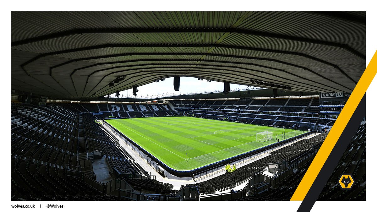 Wolves's tweet photo. Wolves will take on Frank Lampard's @dcfcofficial at Pride Park in a pre-season friendly on Saturday, 28th July (3pm kick-off). More information to follow. #DERvWOL https://t.co/Fnd4vXq63e