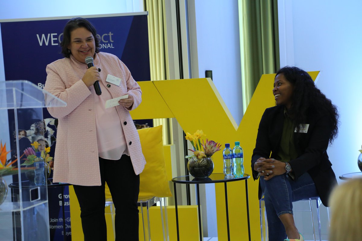 FlowComms's tweet photo. Flow's @taraturk1 leading a panel on success stories from women business owners on technology and innovation for growth. #WinningWomen #WeConnectSA2018 @WEConnect_SA @EY_Africa https://t.co/5FVOemEpcG