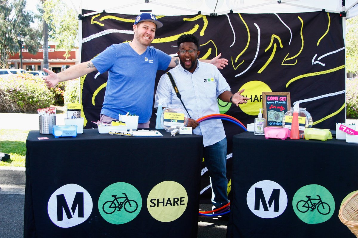 CicLAvia's tweet photo. Metro loves bike and we love metro bike share! A special thanks to Metro Bike Share for helping communities connect with each other. #partnersinfun #ciclavia #connections #greaterLA https://t.co/TK6hsZVjkZ