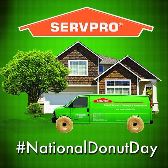 SERVPRO is rolling into #NationalDonutDay like a boss.