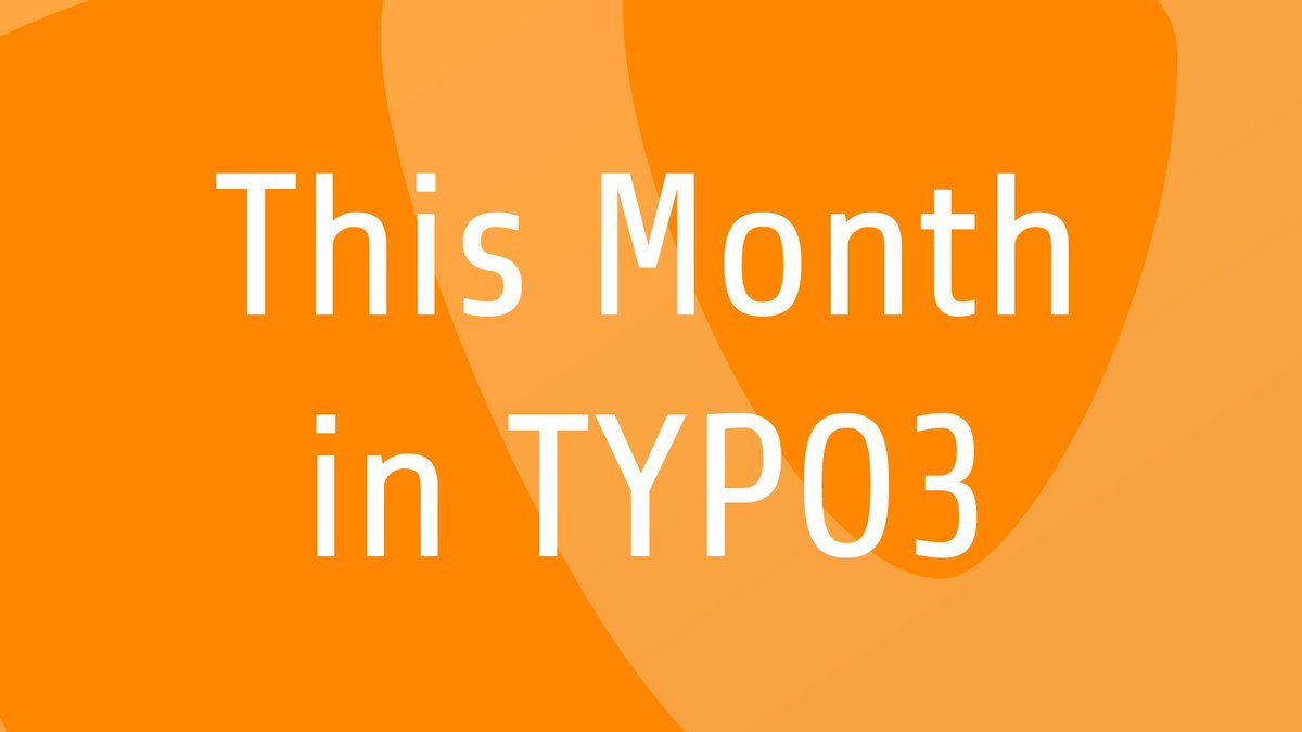 Interfece_Ring's tweet photo. [T3DAY] #ThisMonthInTYPO3 Issue #2, One common place to know what happened in May 2018, like GDPR Releases, Great Articles on GDPR, Events, Extensions etc., Checkout https://t.co/hmbDjVJw3Q #TYPO3 #T3DAY https://t.co/8J4fgg2YNn