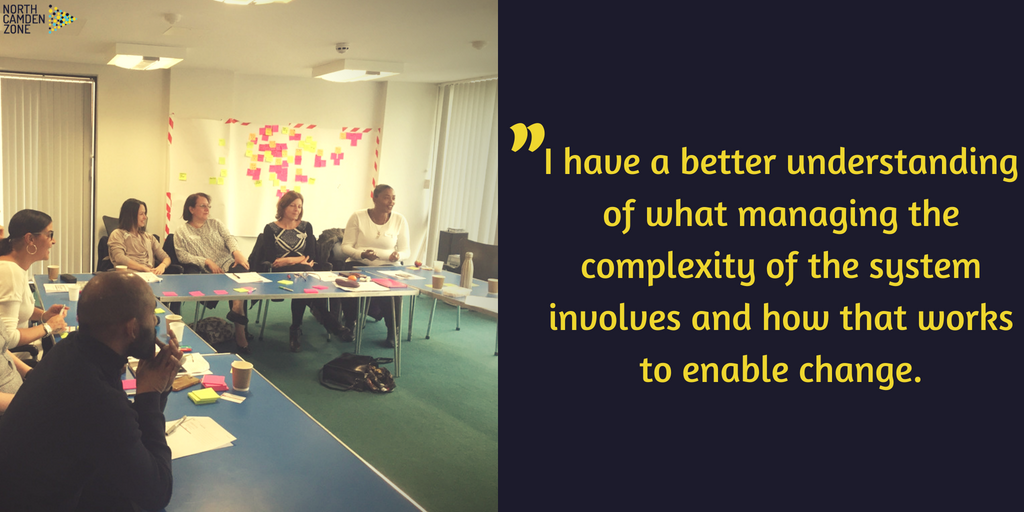 greatplaceNCZ's tweet photo. What does it take to address some of the #systemicchallenges affecting the #community in #Camden? A few places left for our Become a Change Maker Level 1 systems thinking training coming up in a week https://t.co/H56i4E3uXV https://t.co/X8MmtFql8A