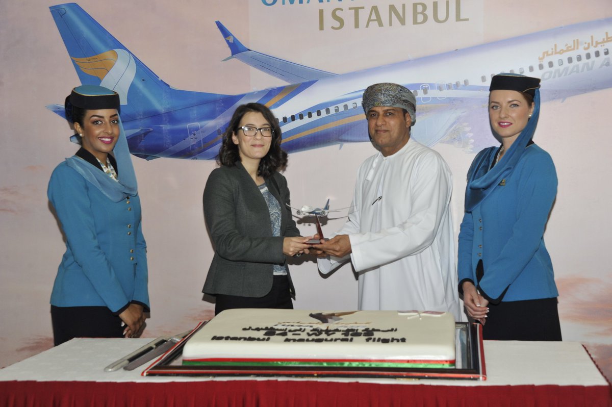 Oman Air İstanbul'da 27 Nisan 2024