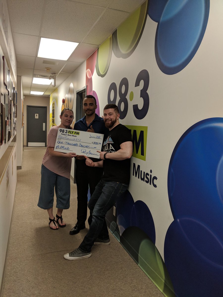 Riley &amp; Susan: Congratulations to our latest $1000 FLY-FUND recipient, Focus Forward for Indigenous Youth! <a href="/FocusForwardFIY/">Focus Forward For Indigenous Youth</a> provides Indigenous students with the opportunity to develop hands on skills by working on community projects. Learn more focusforwardfiy.org 
#ygk