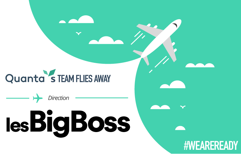 quanta_io's tweet photo. Once again @quantacomputing flies away ✈️ to meet greatest CxOs of #ecommerce to the @Les_BigBoss Summer Edition ! ☀️ #bbse2018 #motivated #weareready 💪 https://t.co/aZqoQmqcBy