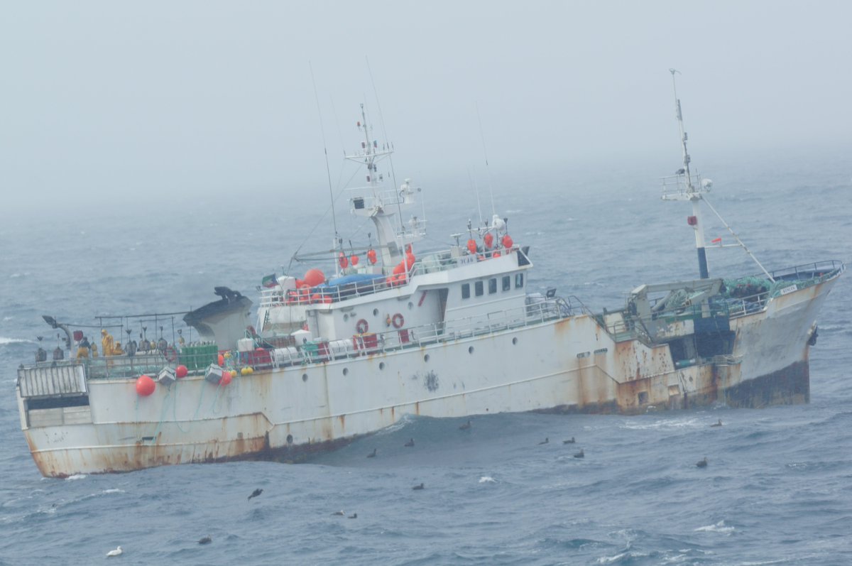 pewenvironment's tweet photo. Two of the world’s most infamous #IUU vessels met their demise thanks to @Interpol_EC’s #ProjectScale. Find out how: https://t.co/NBgJl8IsR3 https://t.co/NeaAS6PCCl