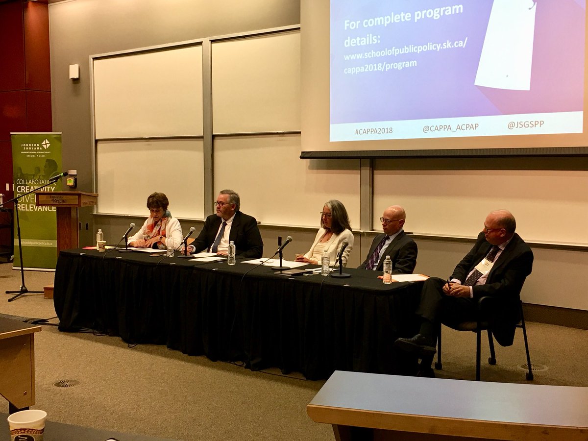 naomi_couto's tweet photo. #cappa2018 #Congressh2018 Great panel on Contemporary Public Administration Priorities! @JSGSPP @CAPPA_ACPAP Thank you @DougMoen for chairing. Thank you Karen Aulie, Kent Campbell, Lin Gallagher, and Greg Miller. https://t.co/Kx9450VJaG