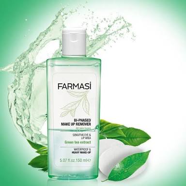 Farmasinin yeşil çay özlü çift fazlı makyaj temizleyicisi..
👉Fiyatı ise 8,99 TL.