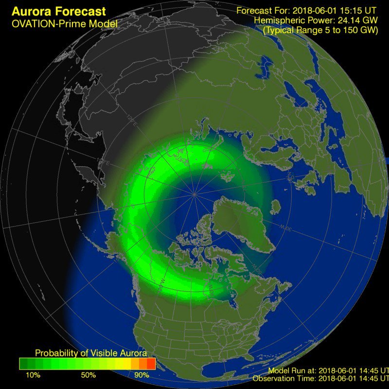 KPAuroraAlert's tweet photo. #Aurora Alert: KP is predicted to be 4.67 in 56 Minutes. #KP4 https://t.co/VxIUq7Qt89