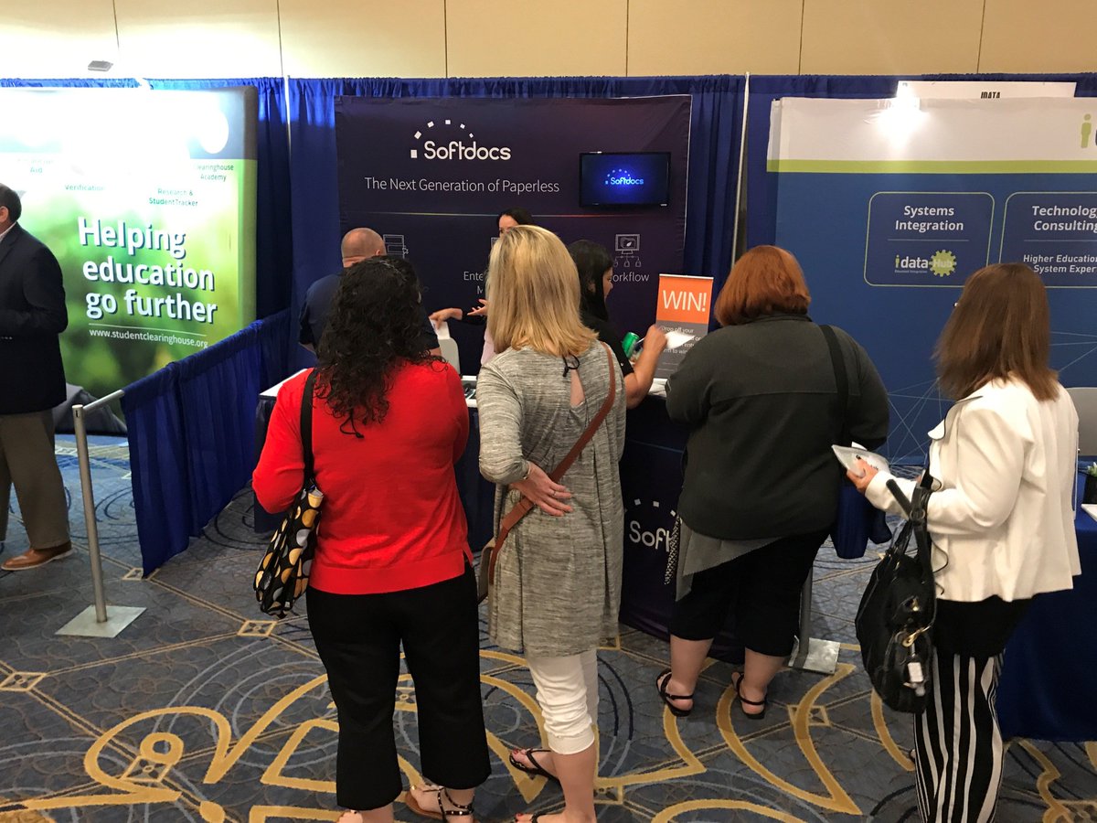 Having a great time at #JAM2018! If you haven't already, be sure to stop by booth #9 to take a look at our Etrieve platform and learn more about its integration capabilities with the Jenzabar products.