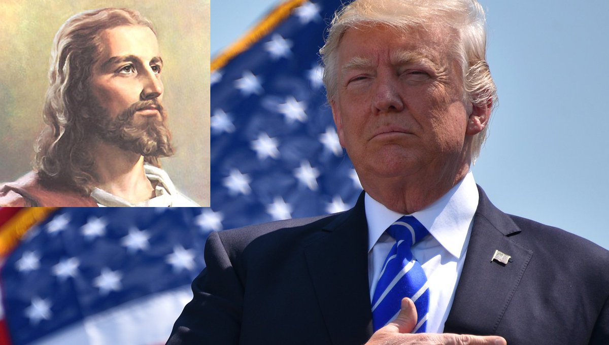 PostingSatire's tweet photo. President Trump Pardons Jesus https://t.co/OMTMH9cE2P #FridayFeeling https://t.co/dtBG4ZIGgi