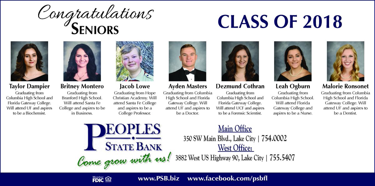 psbbiz's tweet photo. Congratulations Seniors Class of 2018 https://t.co/hBCPQAdOXE