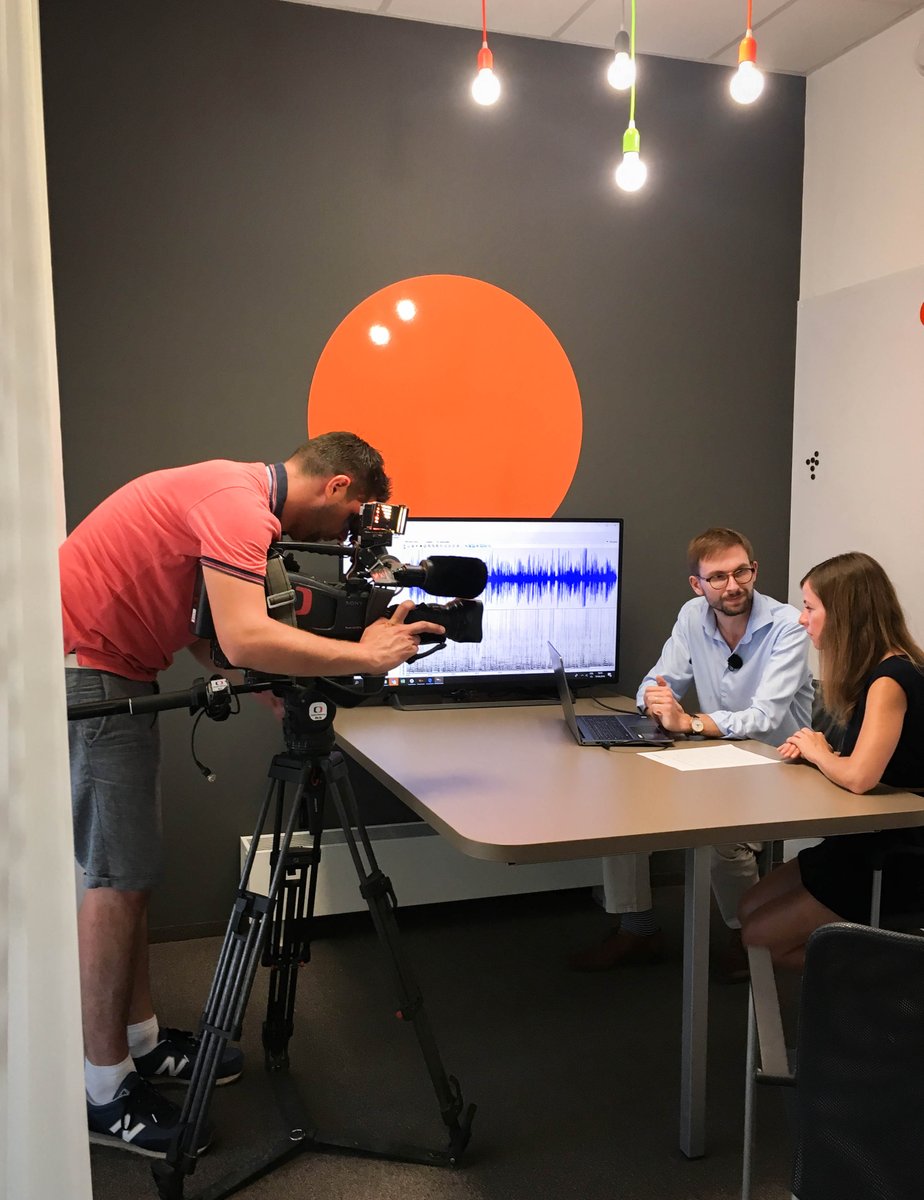 Guess who visited our offices today? Czech television's crew! The reportage will be aired soon, so stay tuned!