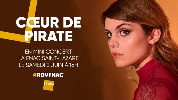 #RDVFnac : Rencontrez la chanteuse <a href="/beatricepirate/">Beatrice Martin</a> à l'occasion de la sortie de son album "En cas de de tempête, ce jardin sera fermé" à la Fnac Saint-Lazare ce samedi 2 juin à 16h 🎤 >> bit.ly/2kBJIOu