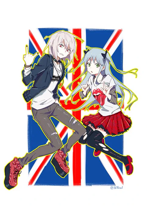 UKロックキッズ白白コンビ 