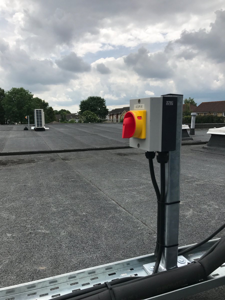 HoganElec's tweet photo. Air con supplies installed this week at St. Ethelberts Catholic School for ProtoCool : Cooling and Heating Solutions. https://t.co/w6xg1UdkJj