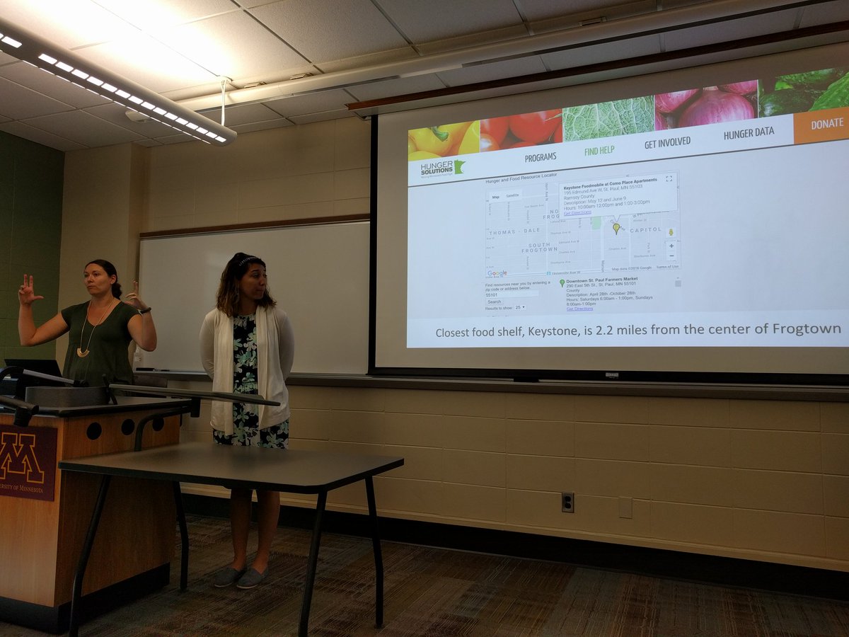 HEAL_umn's tweet photo. Proposing an #integrated solution to hunger in Frogtown. @PH_Institute https://t.co/f6VS8mR5gU
