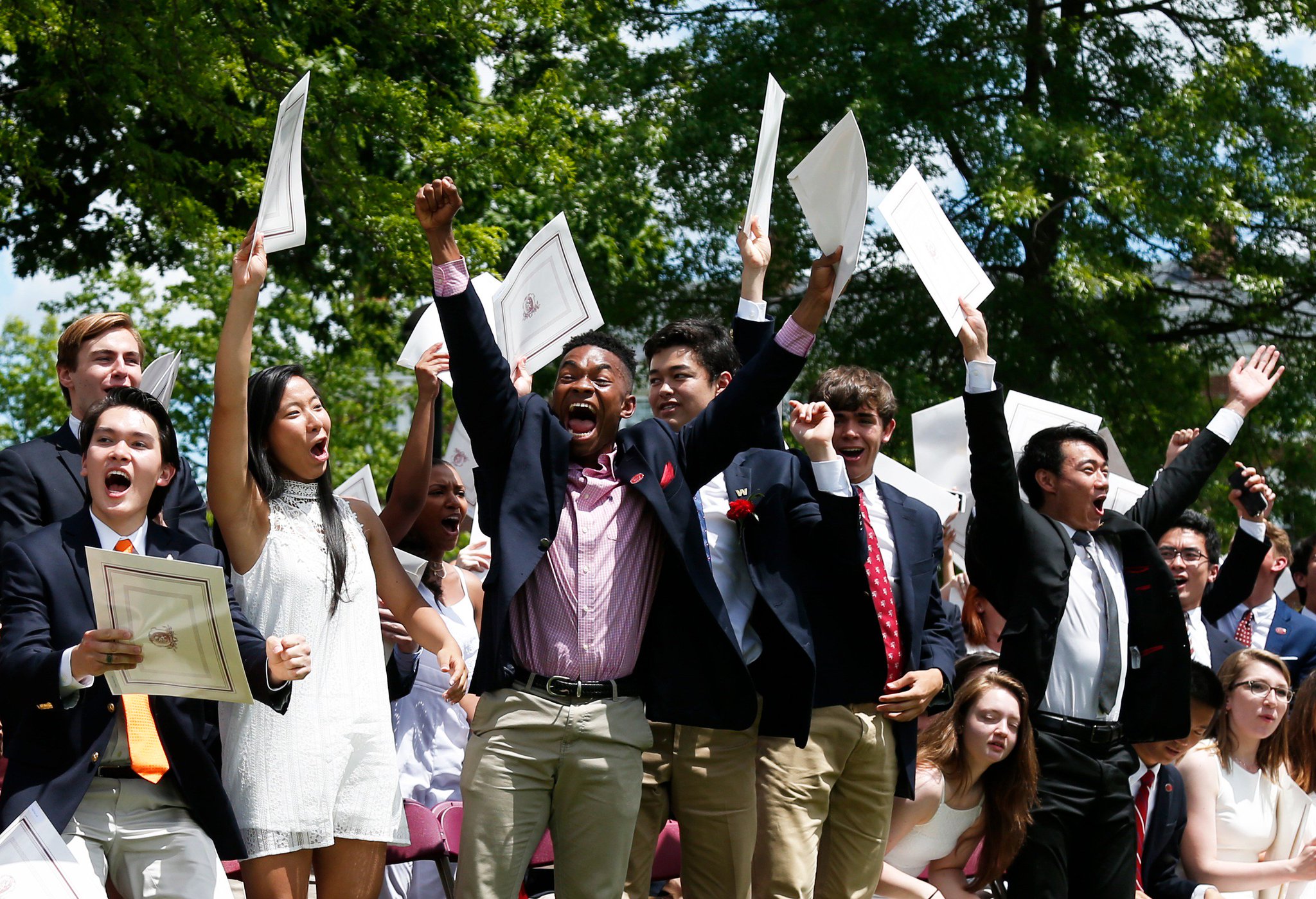 Phillips Exeter on Twitter to commencement? Or, can't come but