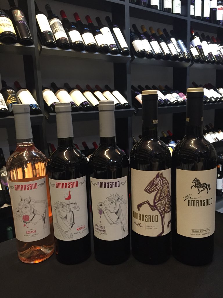 Línea completa <a href="/AmansadoMza/">Amansado</a> recién llegados a Ozono: Classic Malbec, Cabernet Sauvignon &amp; Rose / Reserva Malbec /  Gran Amansado Blend