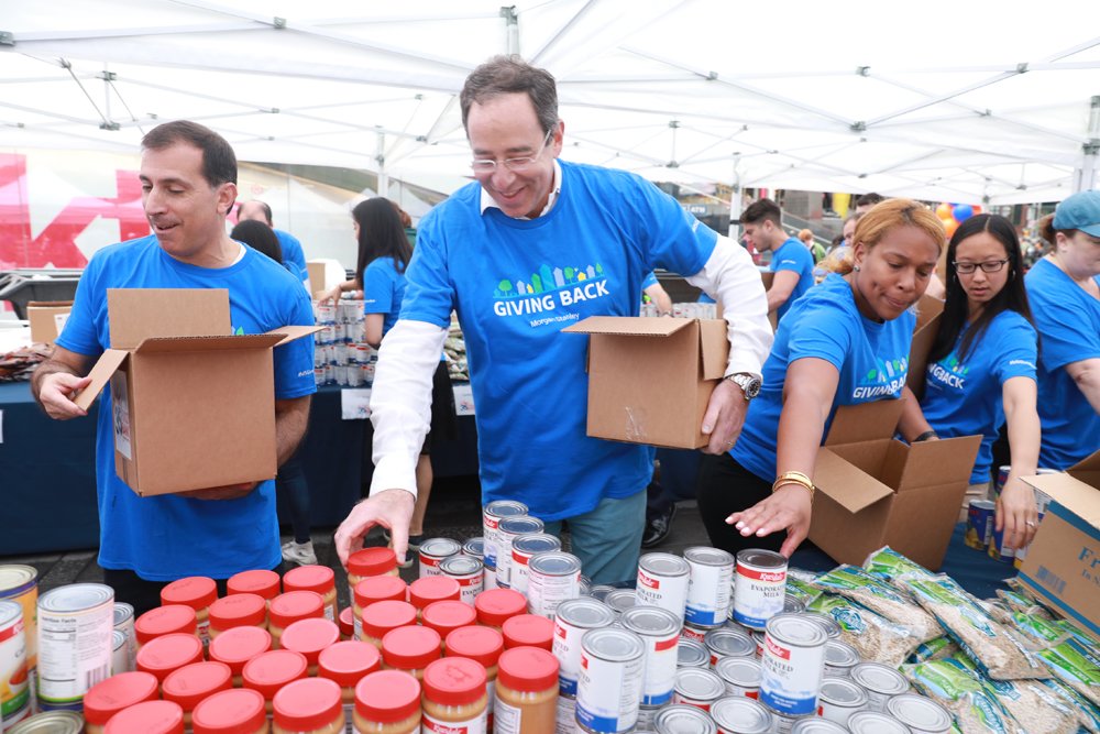 Image result for global volunteer month morgan stanley