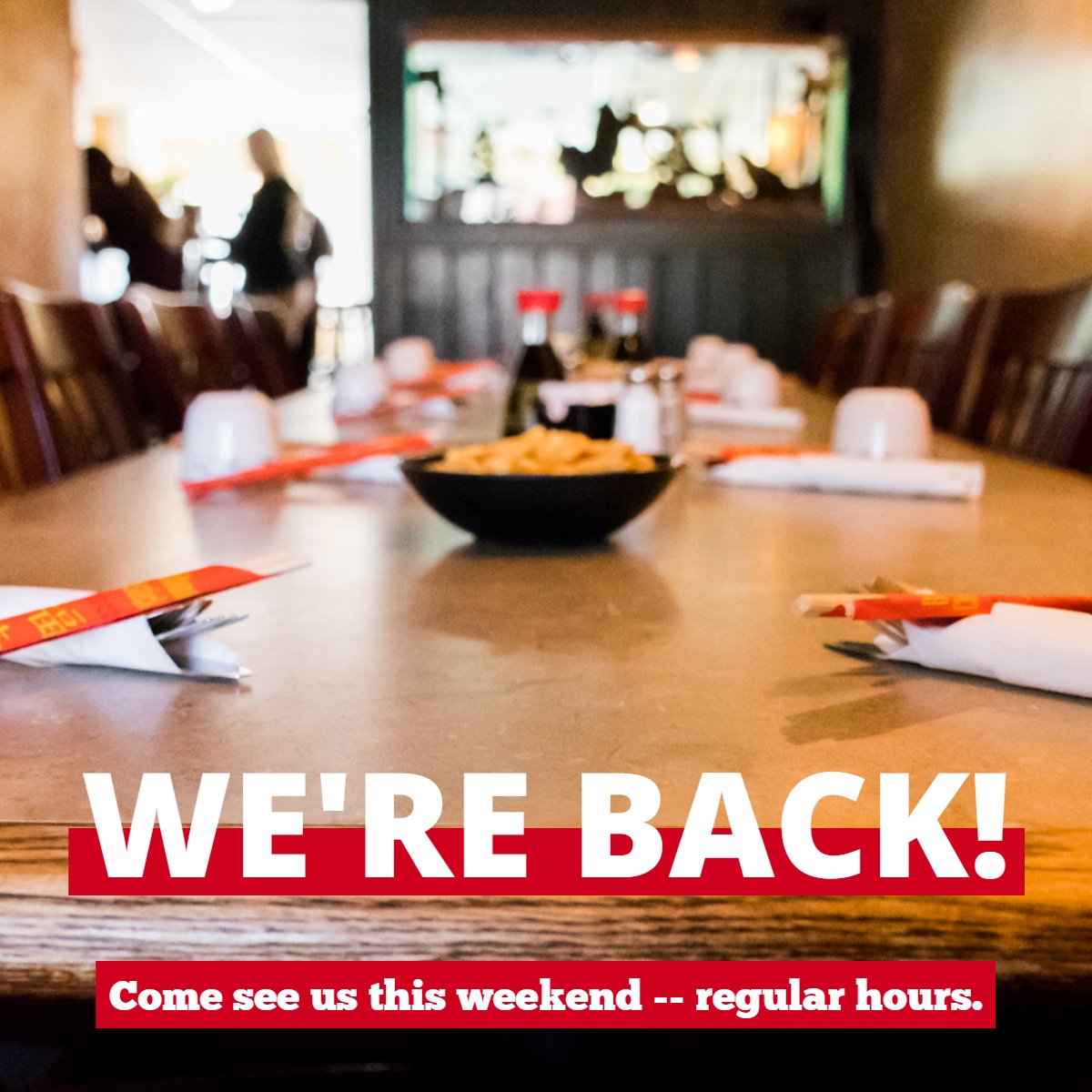 CheesChinese's tweet photo. We can't wait to see everyone! https://t.co/Qs7mslz6yL