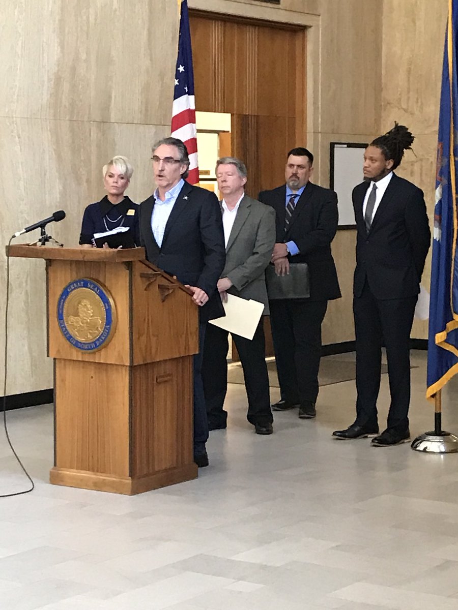 NBCMolly's tweet photo. 31,000 registered businesses in ND. 14,000 job openings. Governor Burgum rolls out a new workforce survey to find out how to best fill those vacancies. @KFYRTV https://t.co/sMVpFgijJE