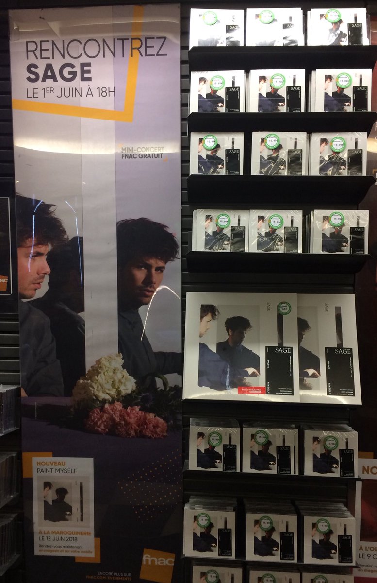 SylvInBetween's tweet photo. Qu’elle est belle la Fnac St lazare 😍 #PaintMyself @sagebysage https://t.co/TjvjSTERfO