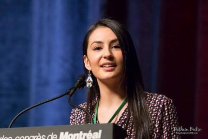 Canopyplanet's tweet photo. Great profile of Waswanipi Cree activist and journalist Maïtée Labrecque-Saganash! https://t.co/OHEZNwb1m9 #Broadback https://t.co/5dYOe3PytG